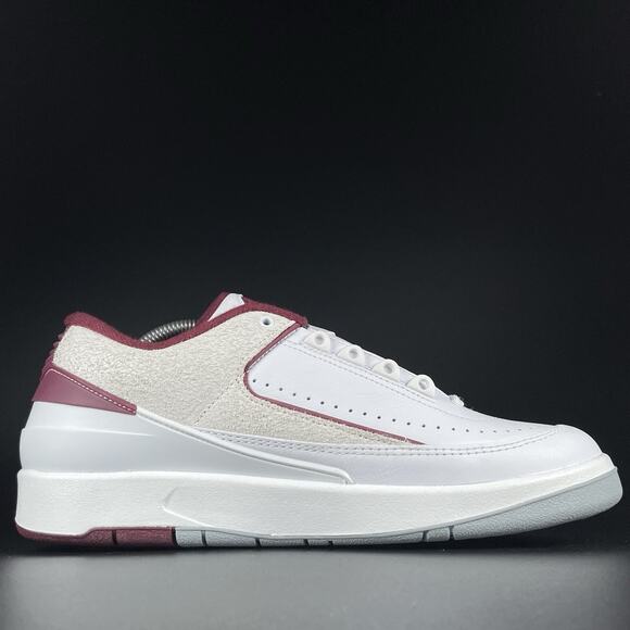 Nike Air Jordan 2 Retro Low Cherrywood Red Men’s 9.5 Basketball Shoes DV9956-103 - Picture 5 of 9